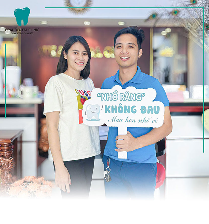 Nhổ răng không đau tại nha khoa Opal