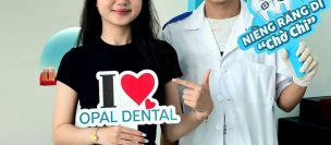 Khách hàng niềng răng tại nha khoa Opal