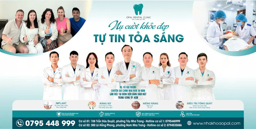 Đội ngũ bác sĩ nha khoa Opal